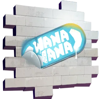 Наклейка на банан